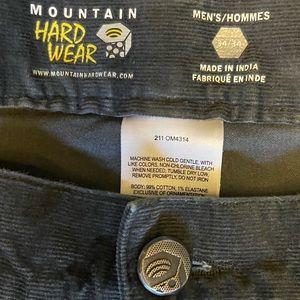 34x34 Mountain Hardware corduroy pants